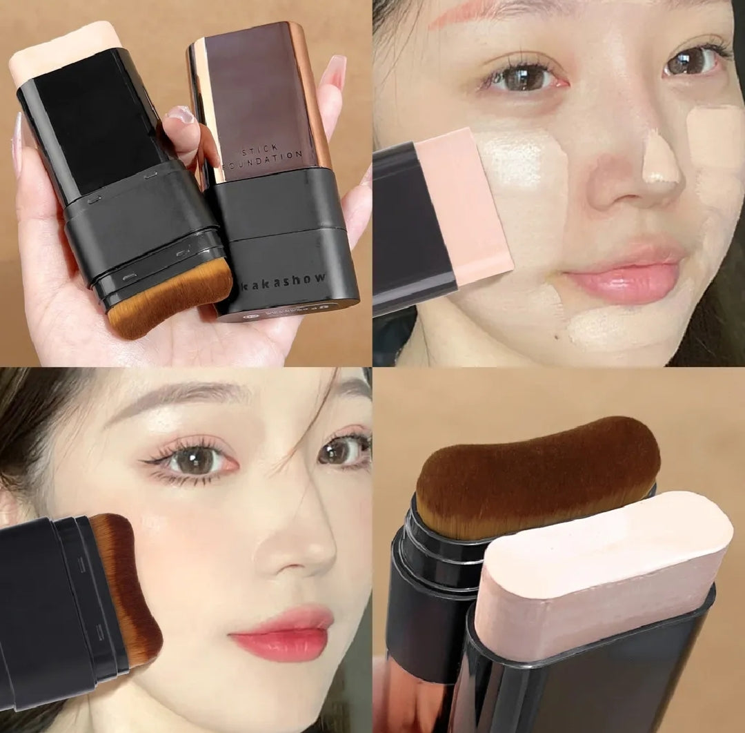 2 in 1 Foundation Stick & Concealer Full Coverage, Long Lasting Makeup Stick for Flawless Skin ⭐⭐⭐⭐⭐ 5/5 | Imported Premium Quality