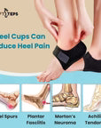 Soft Steps Heel  Gel Protectors - Universal Size | ⭐️⭐️⭐️⭐️⭐️ 4.9/5 | 5,000+ Satisfied Customers